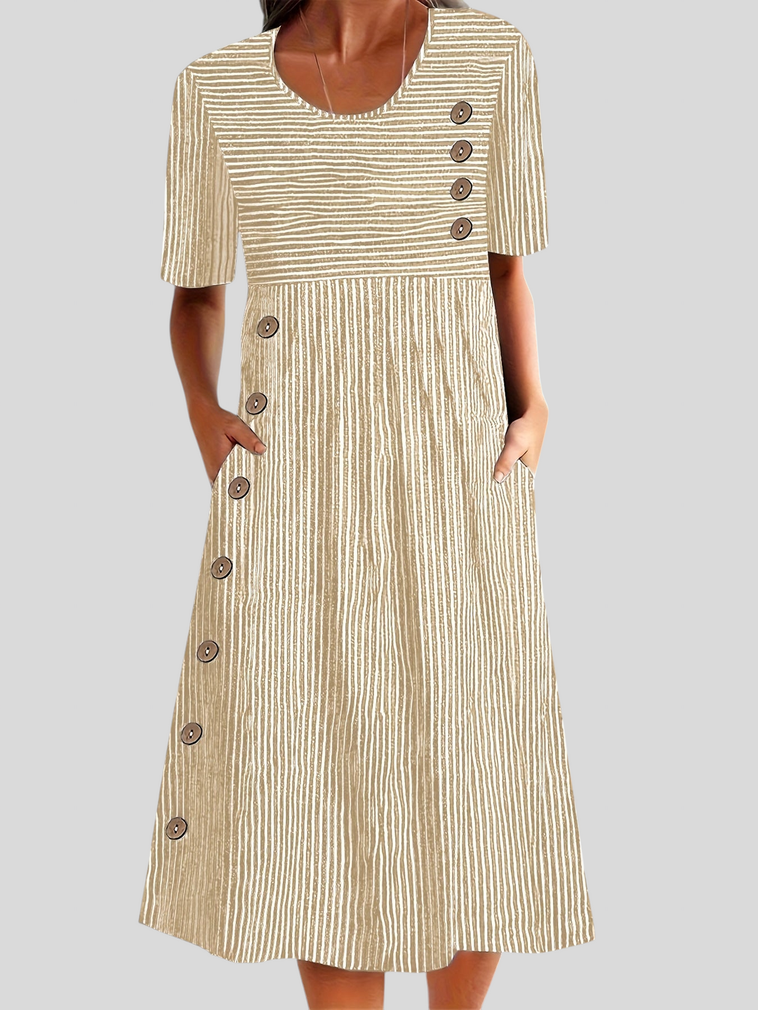 Sofia - Prugasta Ljetna Haljina