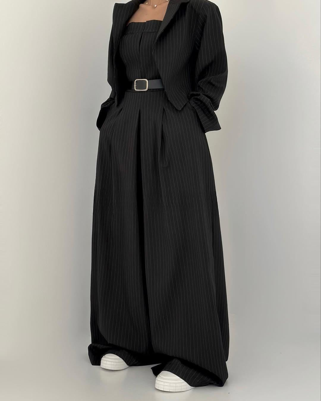 Ana - Ženski komplet – bustier i jakna – elegantan i moderan stil