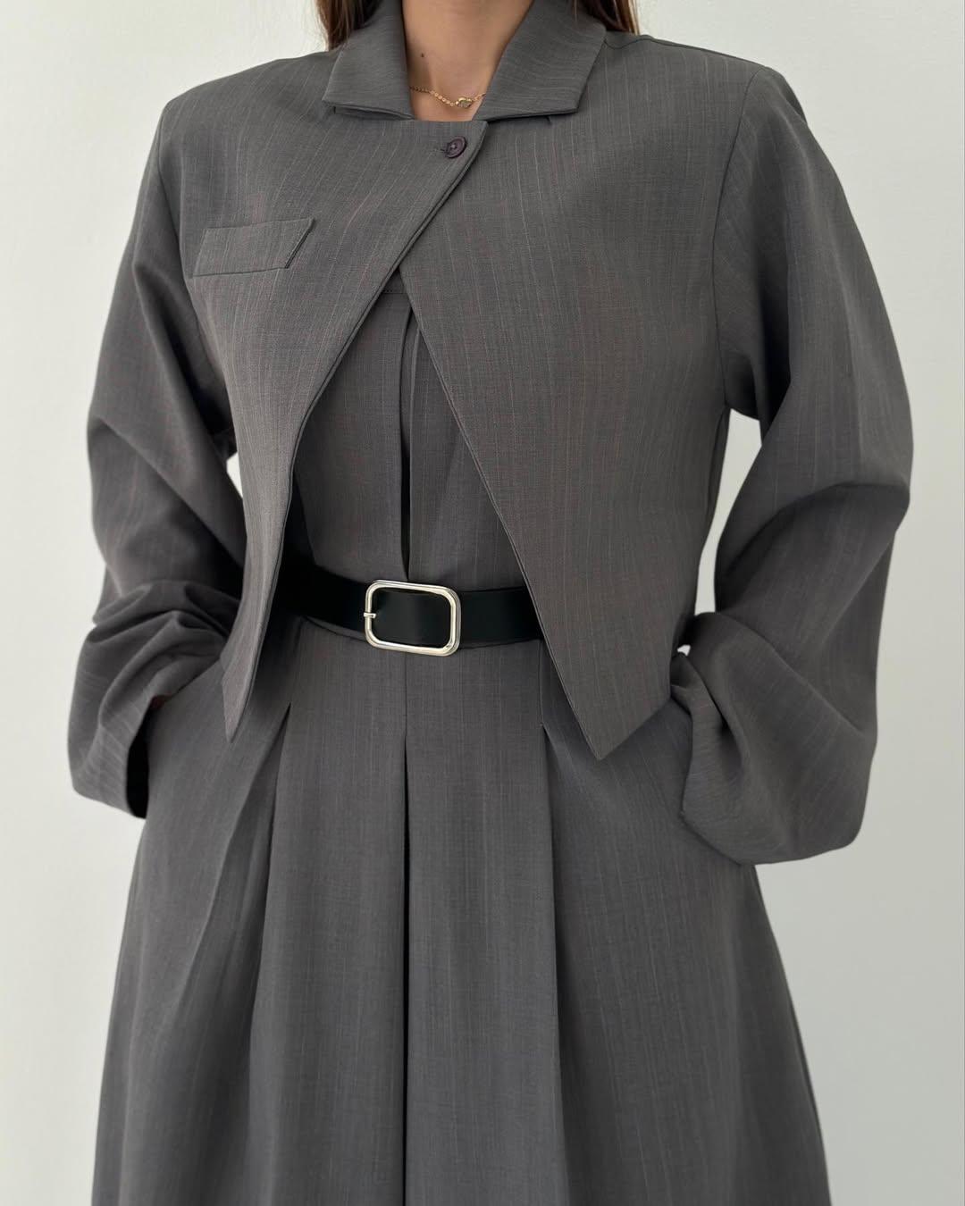 Ana - Ženski komplet – bustier i jakna – elegantan i moderan stil