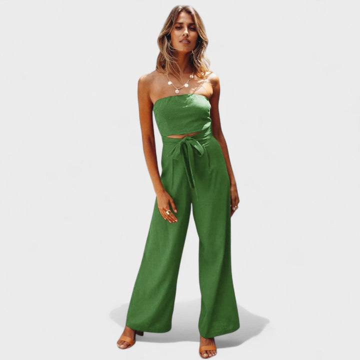 Iva - Bohemian Backless Rompers Jumpsuit