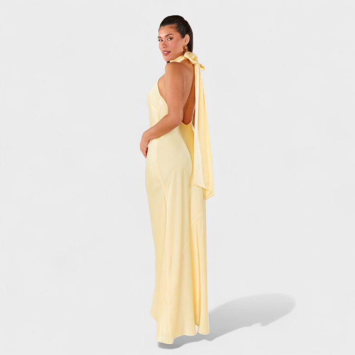 Martina - Haljina s satenskom mašnom