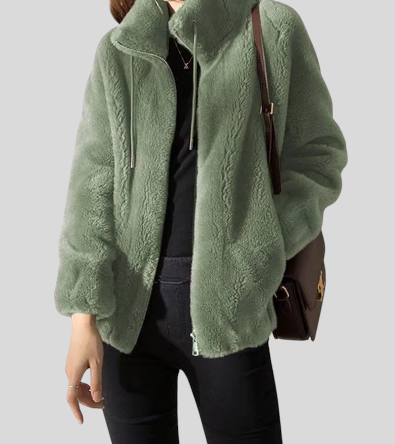 Marry - Mekana Flis Jakna s Visokom Ogradom