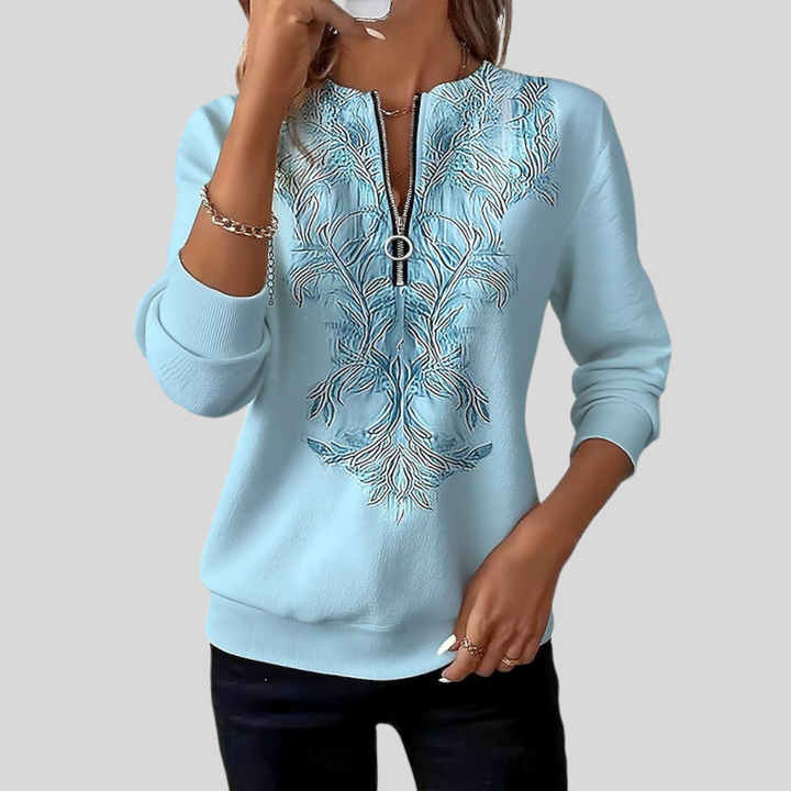 BRANKA | Rafinirani pulover s patentnim zatvaračem