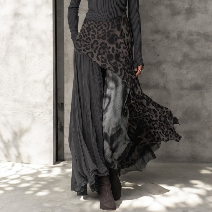 JASNA | Duga leopard haljina