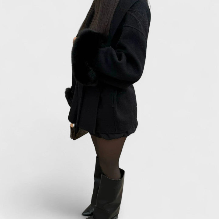 Ivanic – Elegantni kaput s detaljima od umjetnog krzna