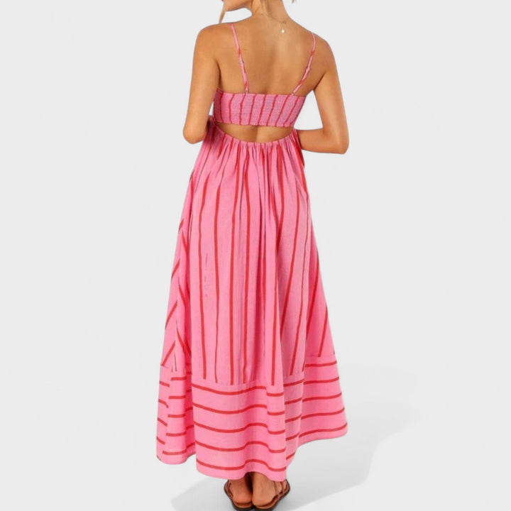 Isabel - Duga haljina s prugama