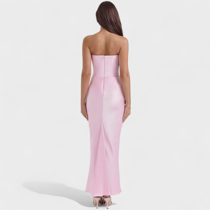 Clara – Satenasti Korset Haljina