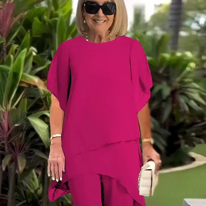 IVANKA | Elegantni komplet s topom i hlačama